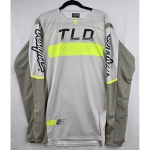 Troy Lee Designs SE Pro Jersey Grid Fog Flo Yellow XL Motocross MTB NWT